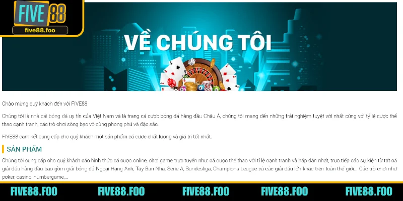 Giai đoạn hình thành và phát triển của nhà cái FIVE88